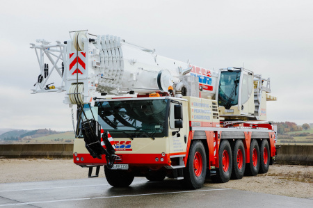 Hess GmbH expands fleet with Liebherr LTM 1150-5.3 mobile crane - анонс