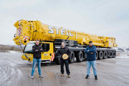 New Liebherr LTM 1650-8.1 for Steil Kranarbeiten GmbH - анонс
