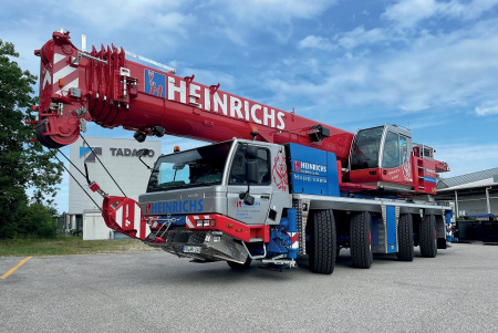 Heinrichs GmbH orders Tadano taxi crane - анонс