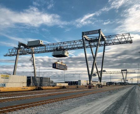 CSX Carolina Connector fully automates ops with rail mounted gantry crane  - анонс
