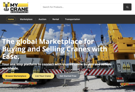 MYCRANE expands offering with launch of global lifting equipment Marketplace - анонс