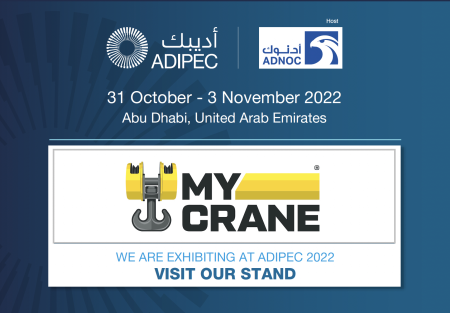 Meet MYCRANE at Adipec - анонс