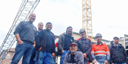 Spira erects 25t capacity Potain MDT 569 tower crane in just two days - анонс